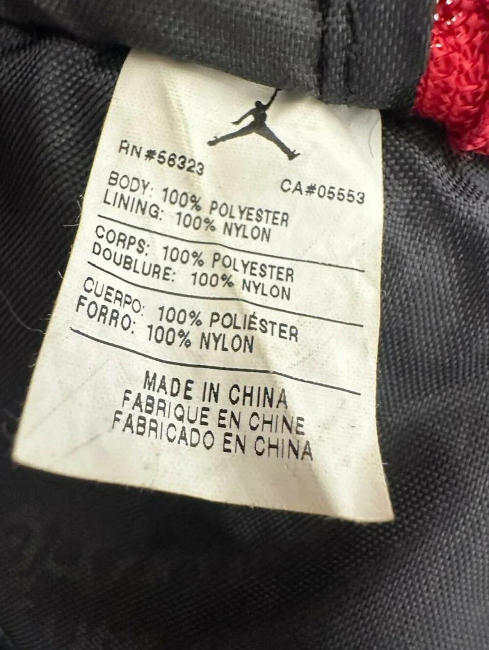 Jordan Jumpman Drawstring Backpack|Prominent Black Logo and a Top-loading Design